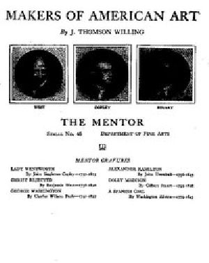 [Gutenberg 49922] • The Mentor: Makers of American Art, Vol. 1, Num. 45, Serial No. 45